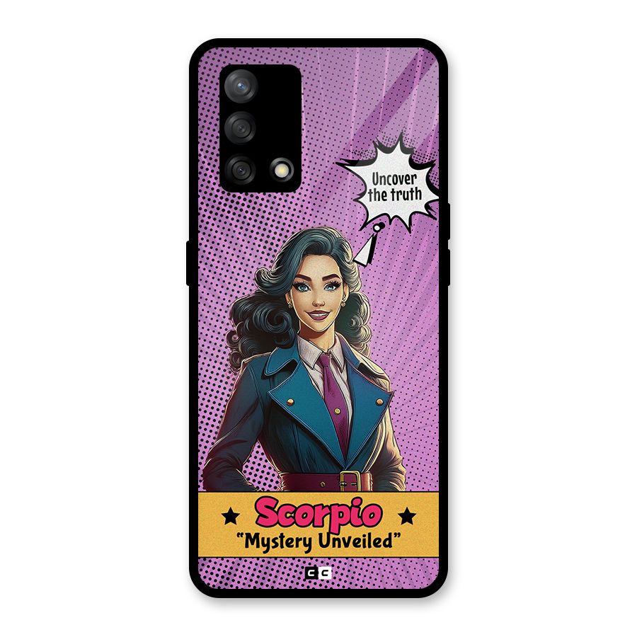 Scorpio Mystery Glass Back Case for Oppo F19