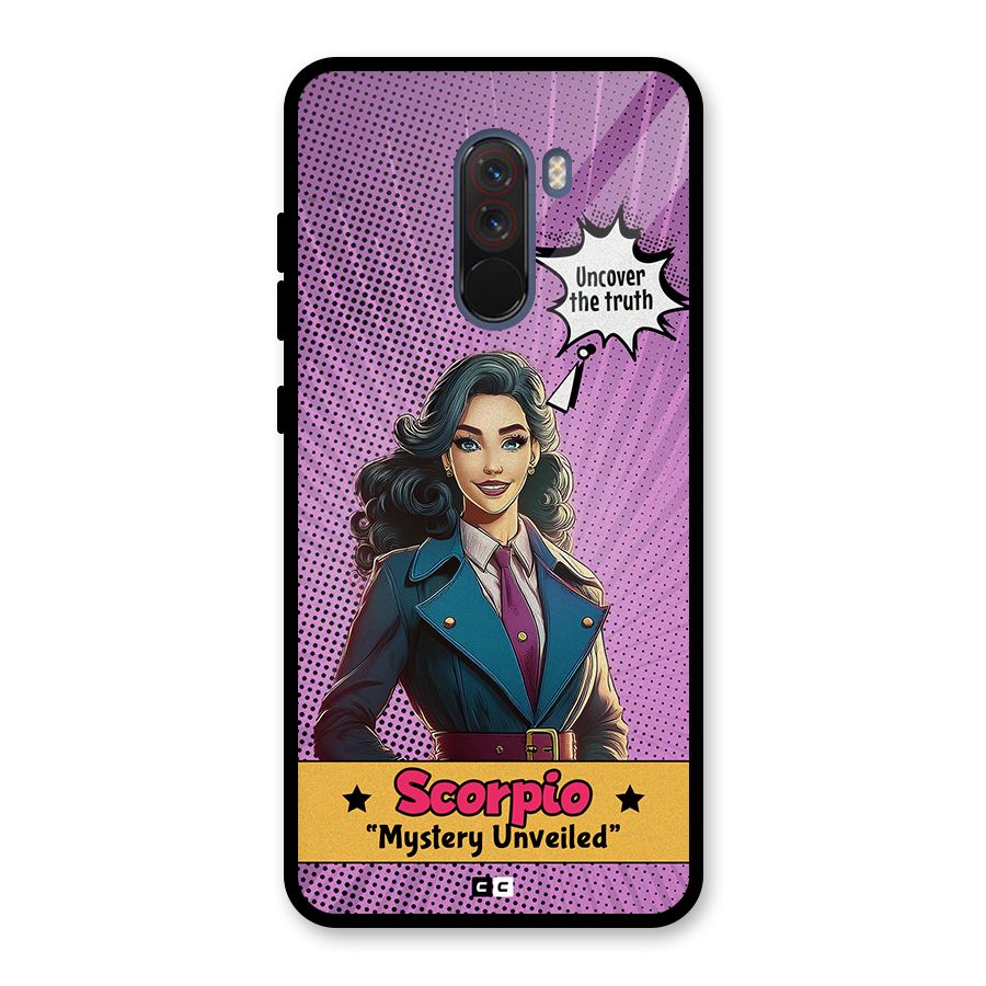 Scorpio Mystery Glass Back Case for Poco F1
