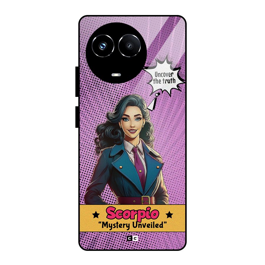 Scorpio Mystery Glass Back Case for Realme 11X