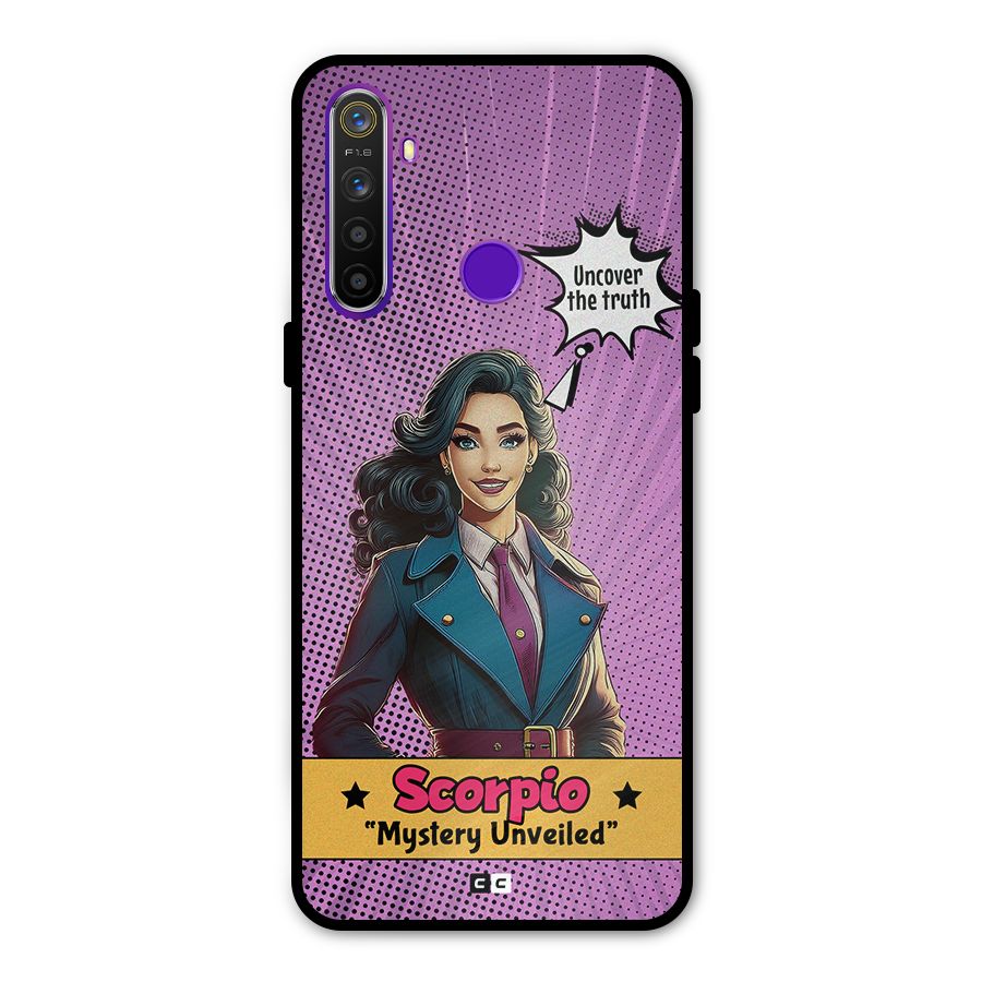 Scorpio Mystery Glass Back Case for Realme 5s