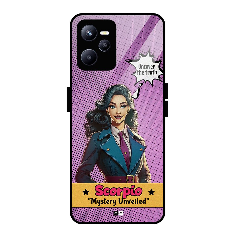Scorpio Mystery Glass Back Case for Realme C35