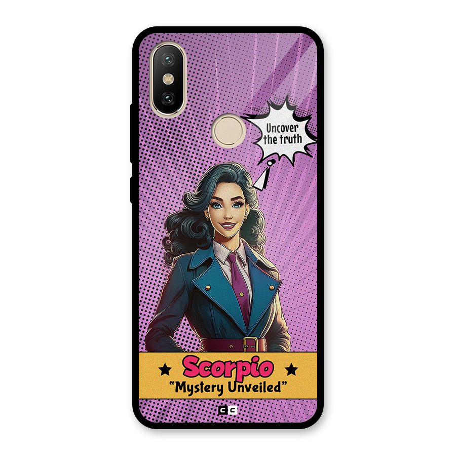 Scorpio Mystery Glass Back Case for Redmi A2