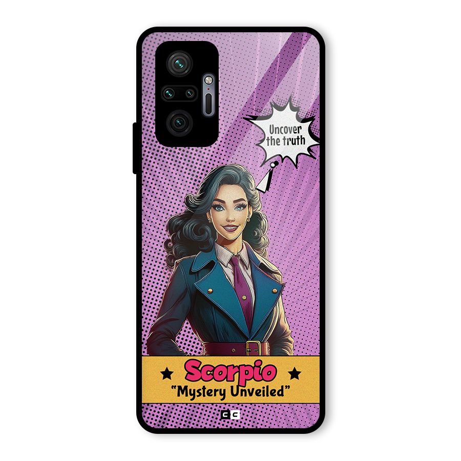 Scorpio Mystery Glass Back Case for Redmi Note 10 Pro