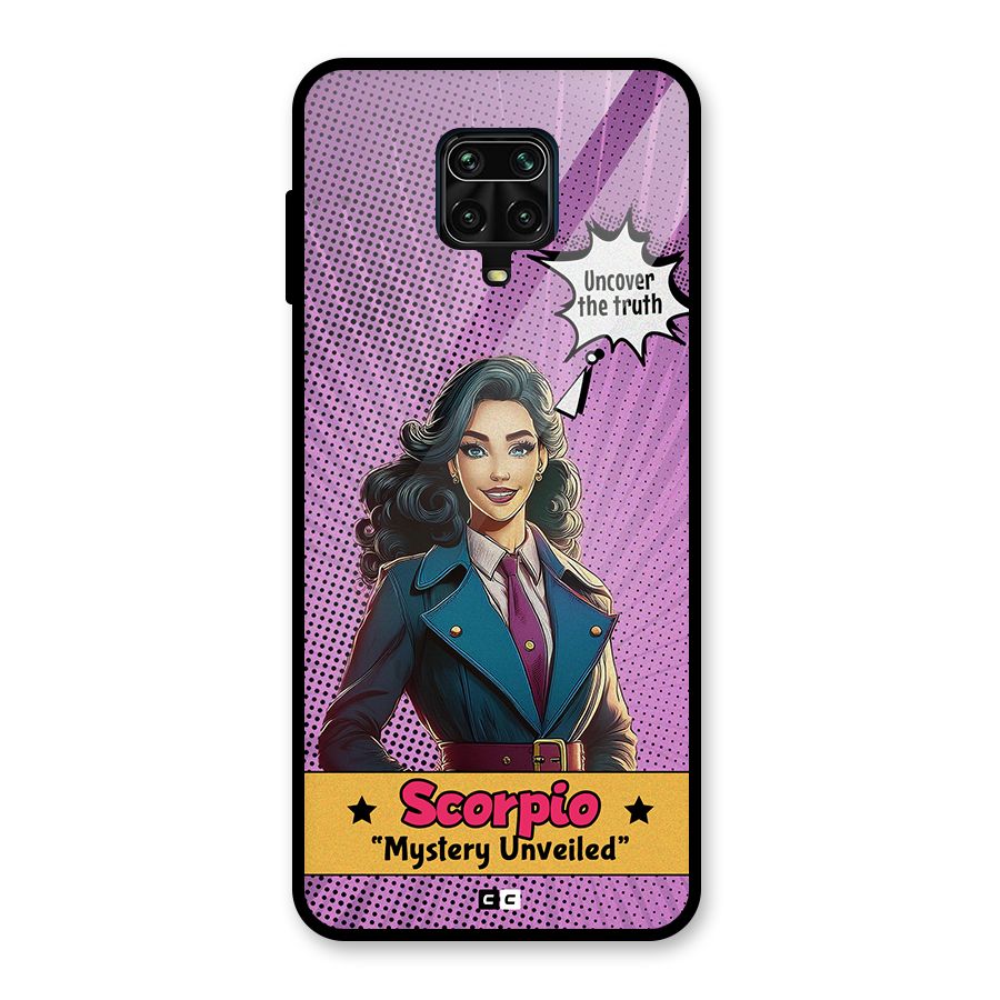 Scorpio Mystery Glass Back Case for Redmi Note 9 Pro Max