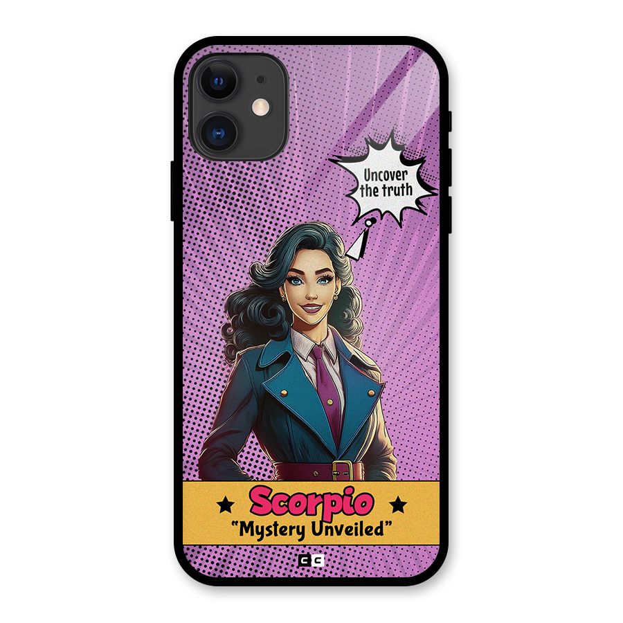 Scorpio Mystery Glass Back Case for iPhone 11