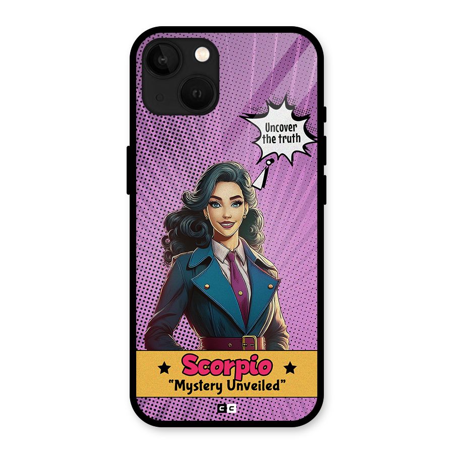 Scorpio Mystery Glass Back Case for iPhone 13