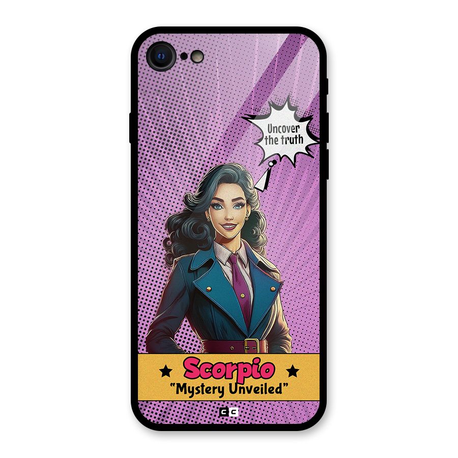 Scorpio Mystery Glass Back Case for iPhone 8