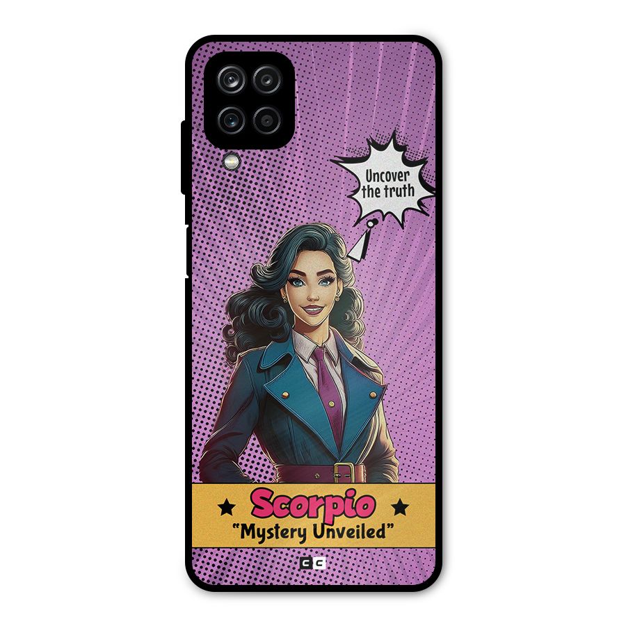 Scorpio Mystery Metal Back Case for Galaxy A12