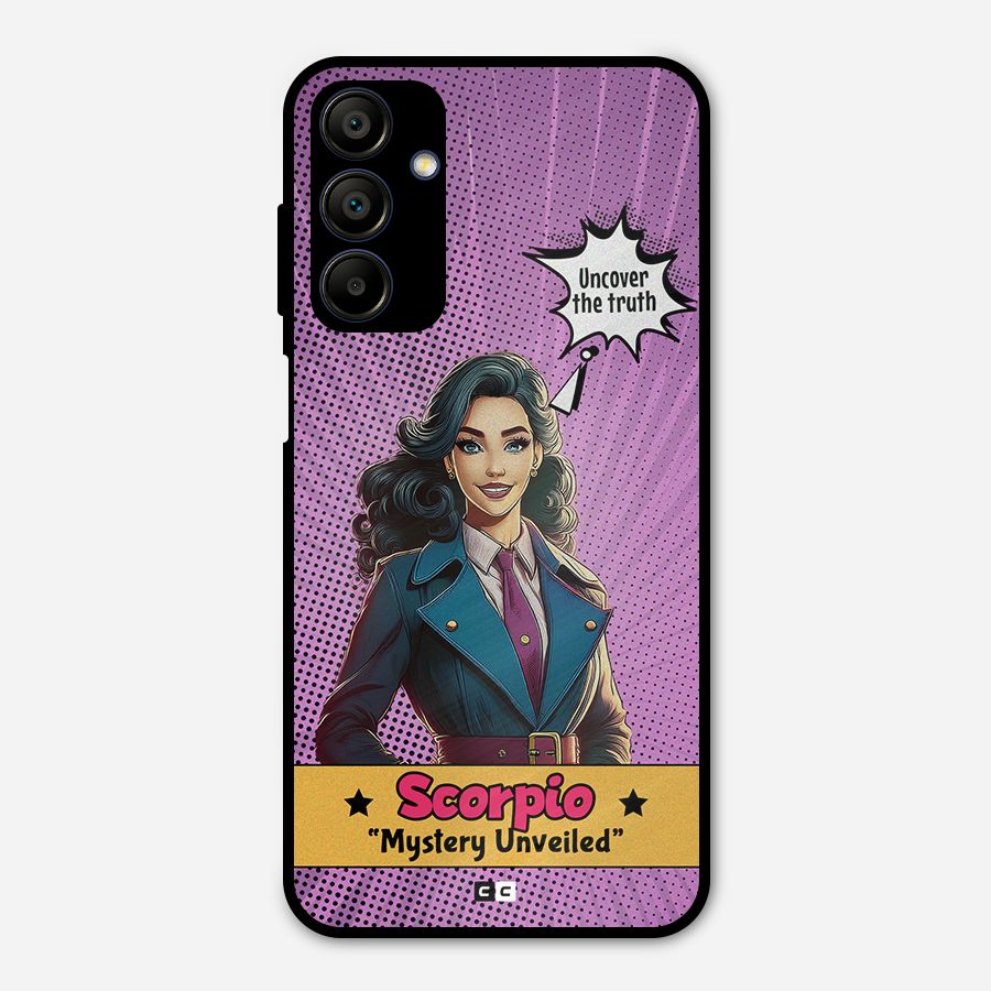 Scorpio Mystery Metal Back Case for Galaxy A15 5G