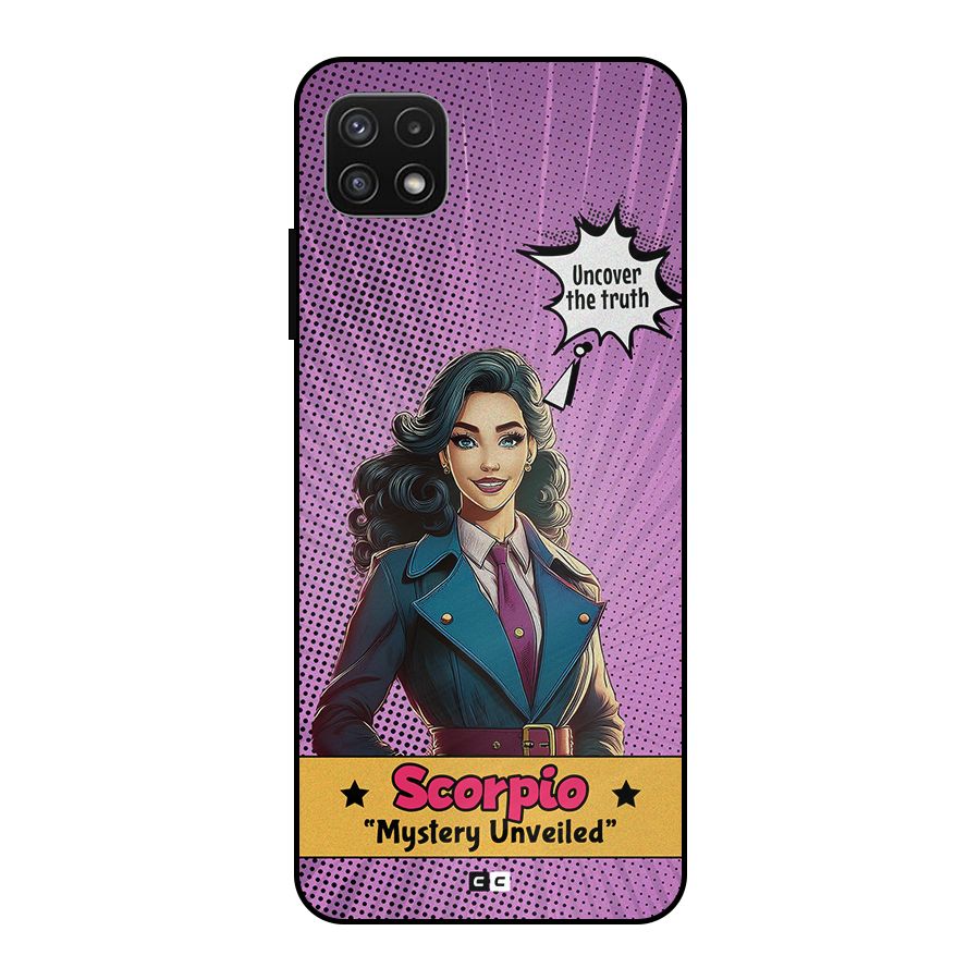 Scorpio Mystery Metal Back Case for Galaxy A22 5G