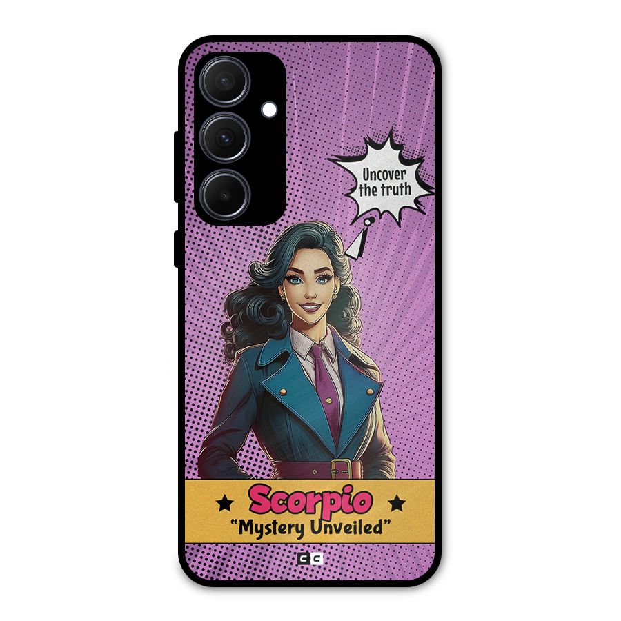 Scorpio Mystery Metal Back Case for Galaxy A35