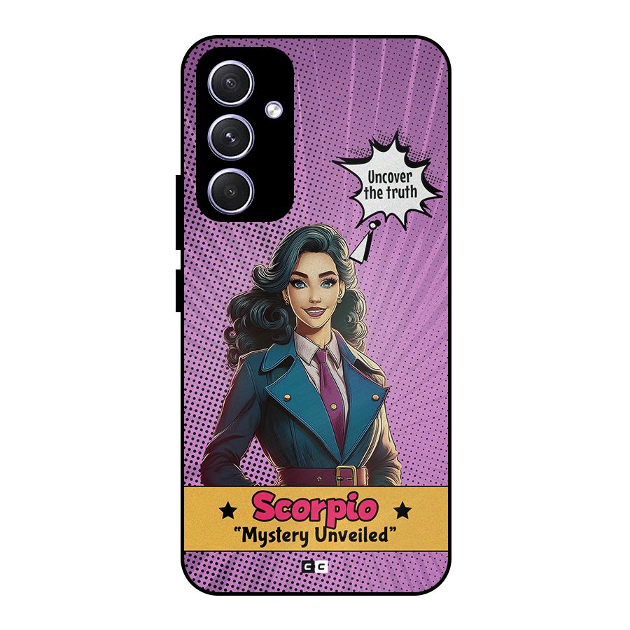 Scorpio Mystery Metal Back Case for Galaxy A54