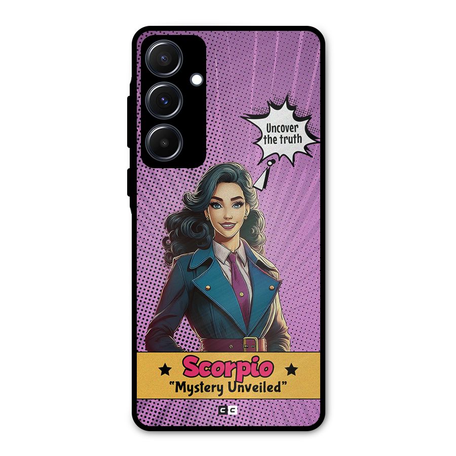 Scorpio Mystery Metal Back Case for Galaxy A55