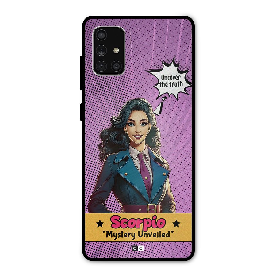 Scorpio Mystery Metal Back Case for Galaxy A71