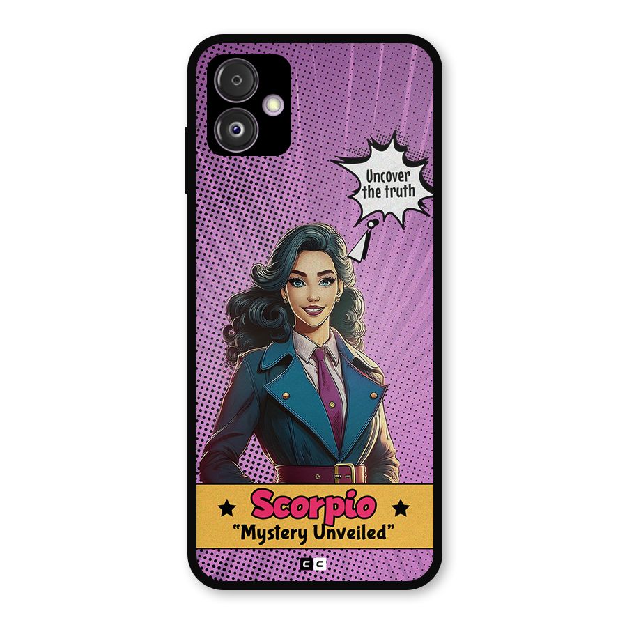 Scorpio Mystery Metal Back Case for Galaxy F14