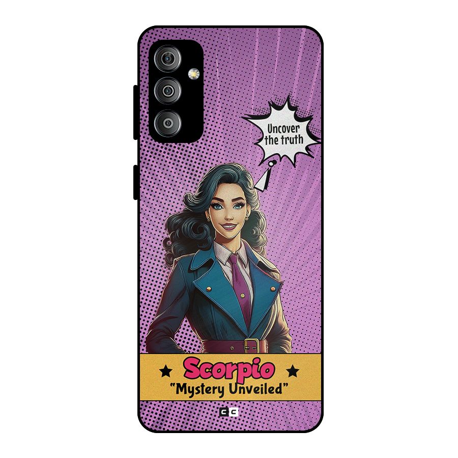 Scorpio Mystery Metal Back Case for Galaxy F23