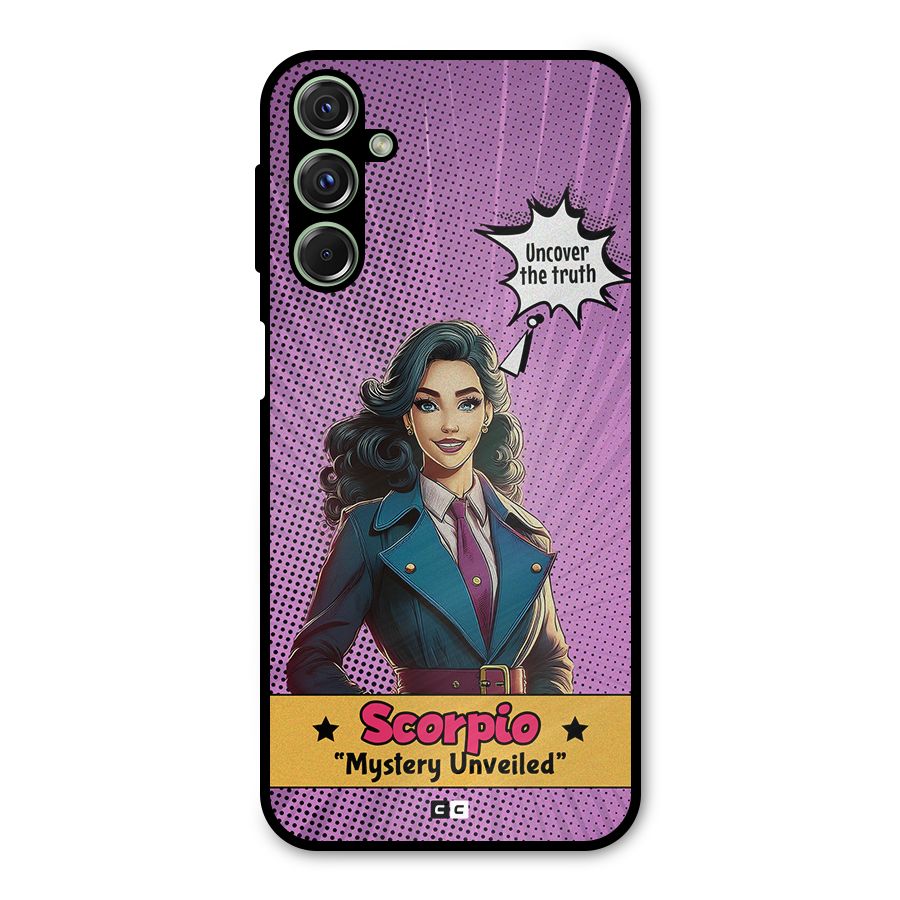 Scorpio Mystery Metal Back Case for Galaxy F34