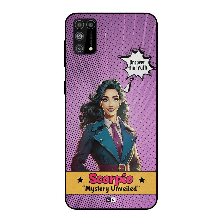 Scorpio Mystery Metal Back Case for Galaxy F41