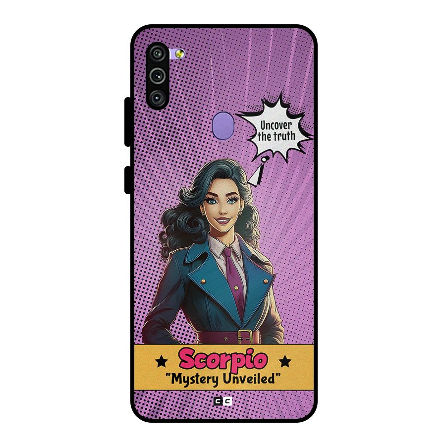 Scorpio Mystery Metal Back Case for Galaxy M11