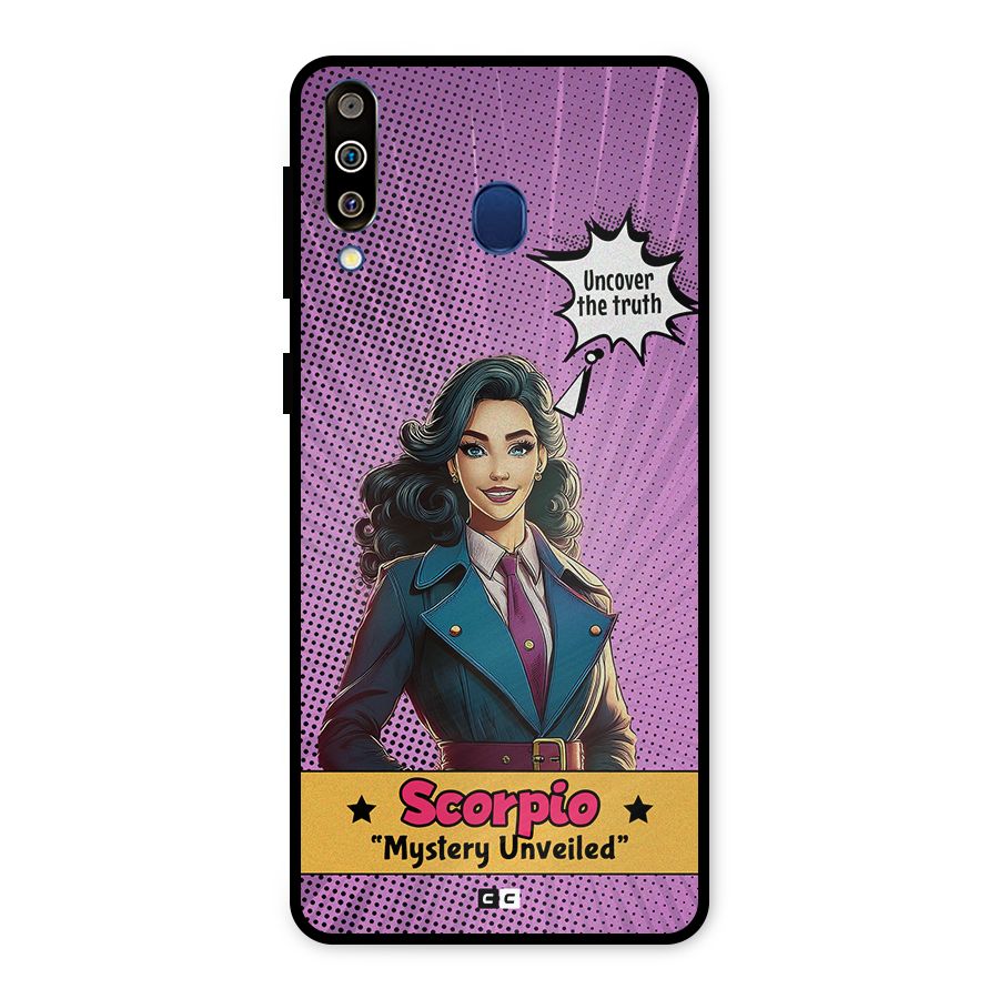 Scorpio Mystery Metal Back Case for Galaxy M30