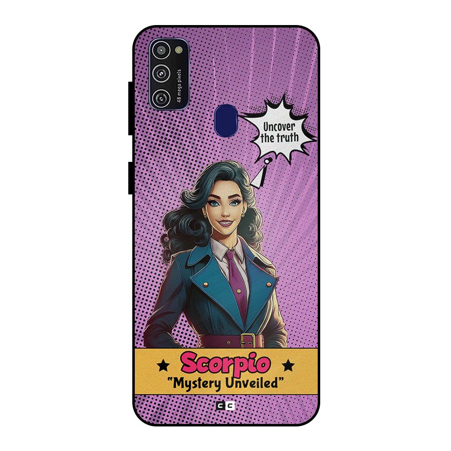 Scorpio Mystery Metal Back Case for Galaxy M30s