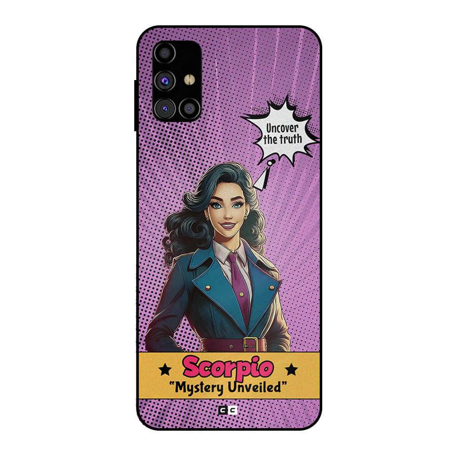 Scorpio Mystery Metal Back Case for Galaxy M31s