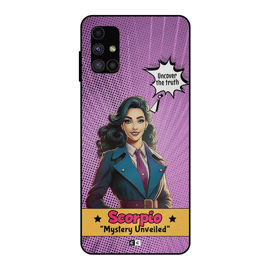 Scorpio Mystery Metal Back Case for Galaxy M51