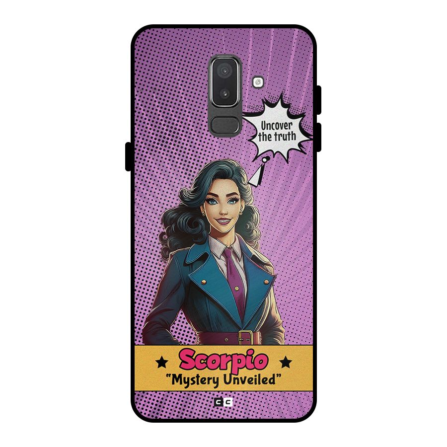 Scorpio Mystery Metal Back Case for Galaxy On8 (2018)