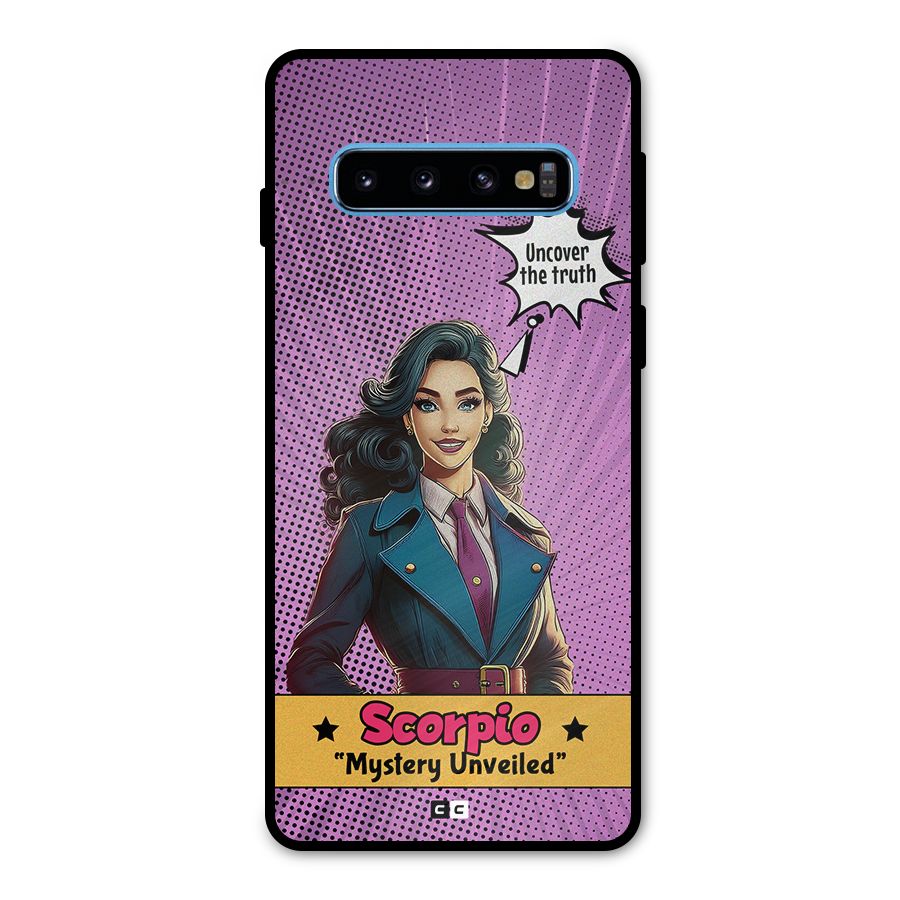 Scorpio Mystery Metal Back Case for Galaxy S10