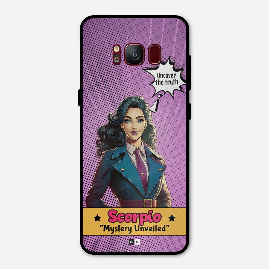 Scorpio Mystery Metal Back Case for Galaxy S8
