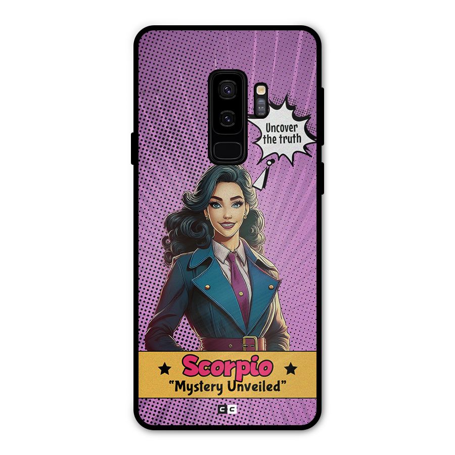 Scorpio Mystery Metal Back Case for Galaxy S9 Plus