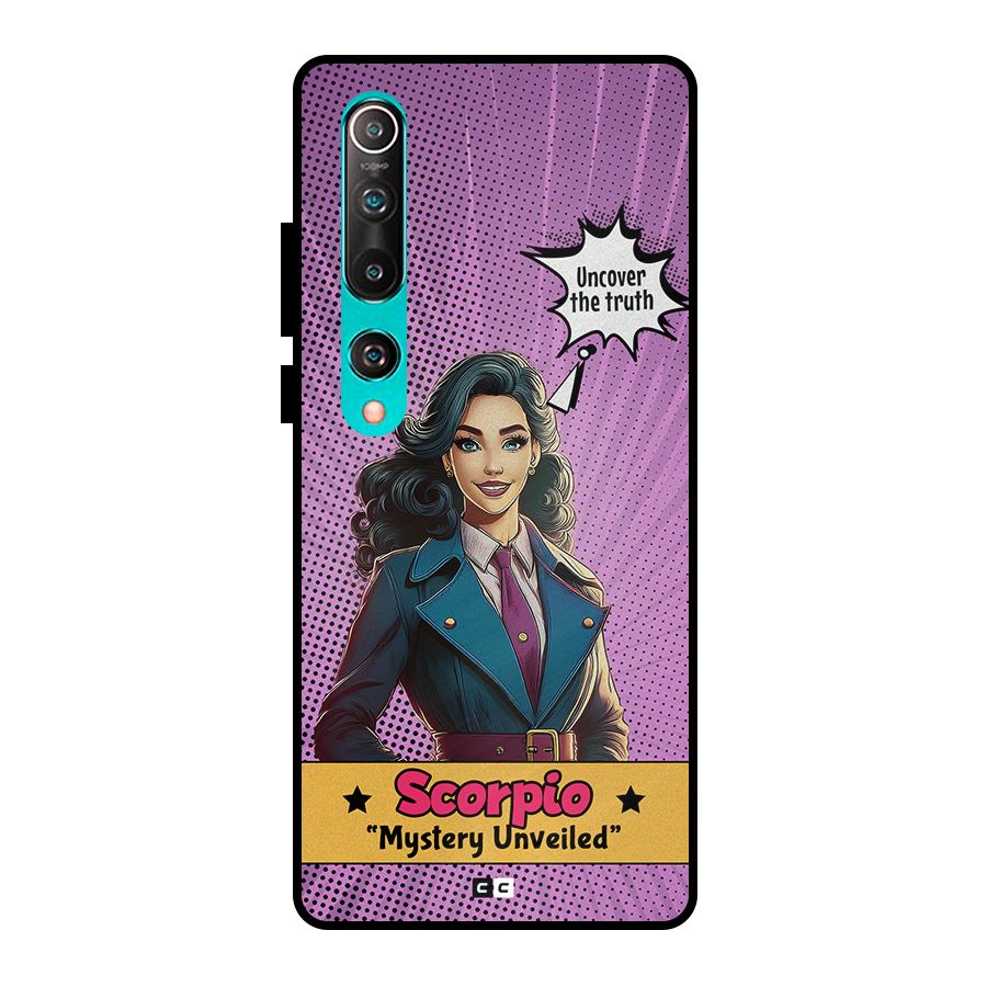 Scorpio Mystery Metal Back Case for Mi 10