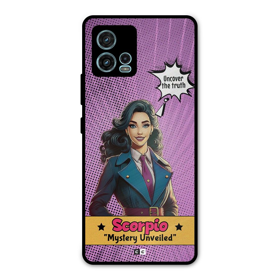 Scorpio Mystery Metal Back Case for Moto G72