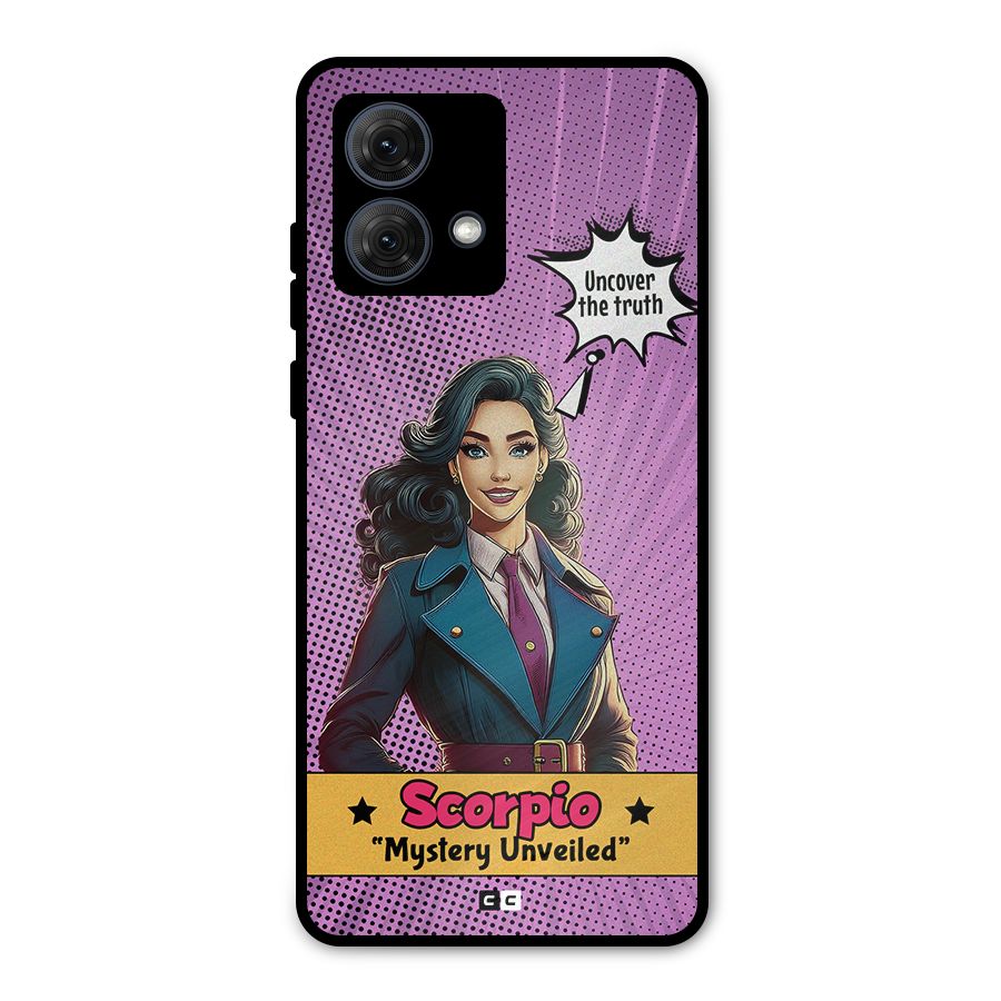 Scorpio Mystery Metal Back Case for Moto G84