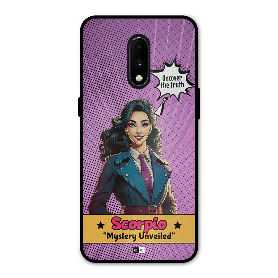 Scorpio Mystery Metal Back Case for OnePlus 7