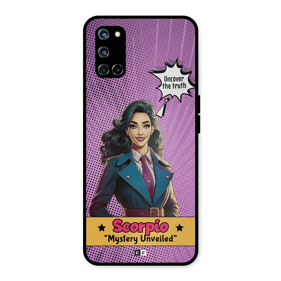 Scorpio Mystery Metal Back Case for Oppo A52