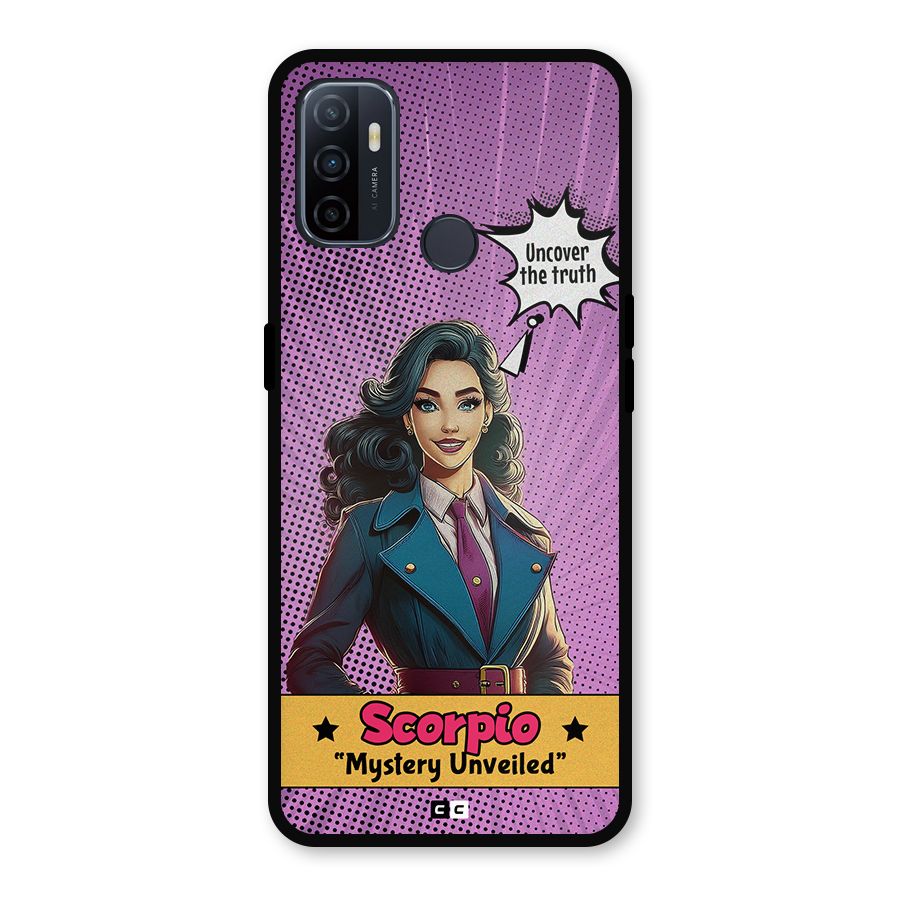 Scorpio Mystery Metal Back Case for Oppo A53