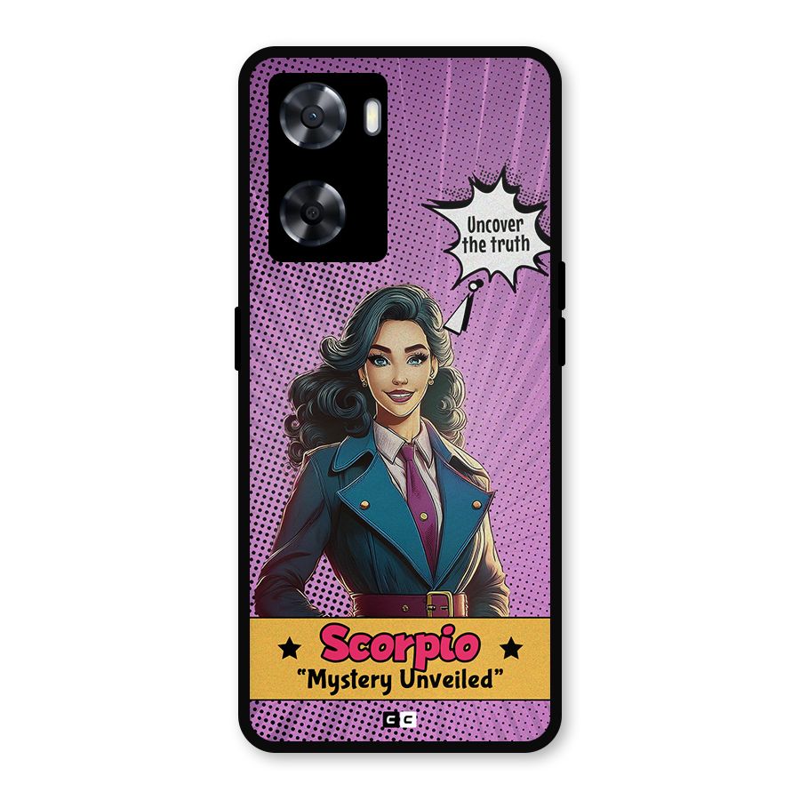 Scorpio Mystery Metal Back Case for Oppo A77