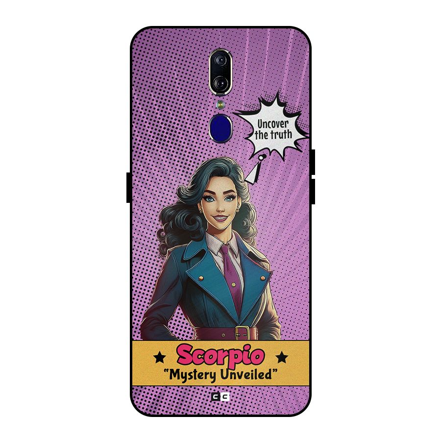 Scorpio Mystery Metal Back Case for Oppo F11