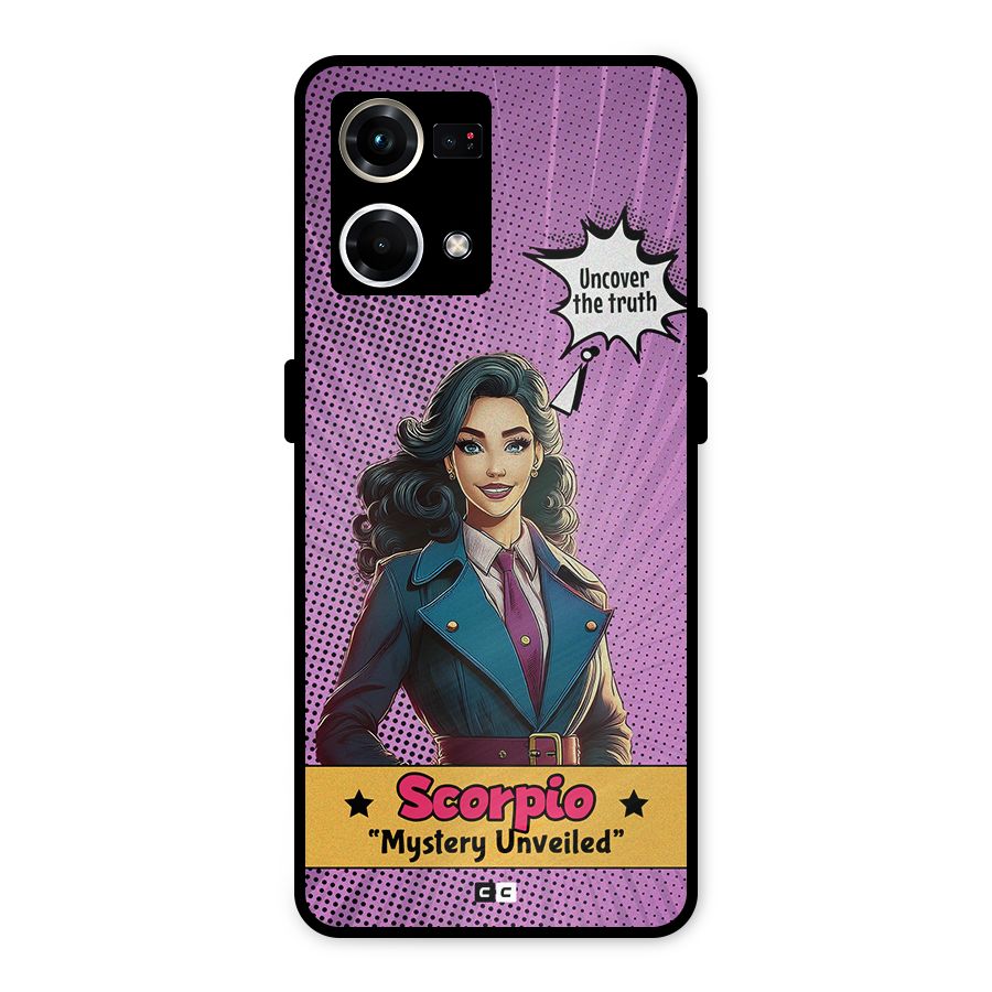 Scorpio Mystery Metal Back Case for Oppo F21 Pro 4G