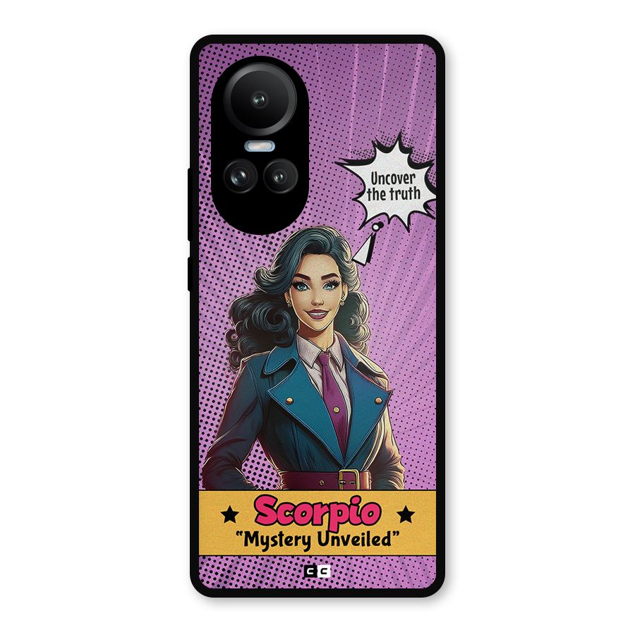 Scorpio Mystery Metal Back Case for Oppo Reno10 Pro