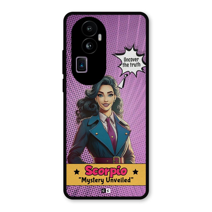Scorpio Mystery Metal Back Case for Oppo Reno10 Pro Plus