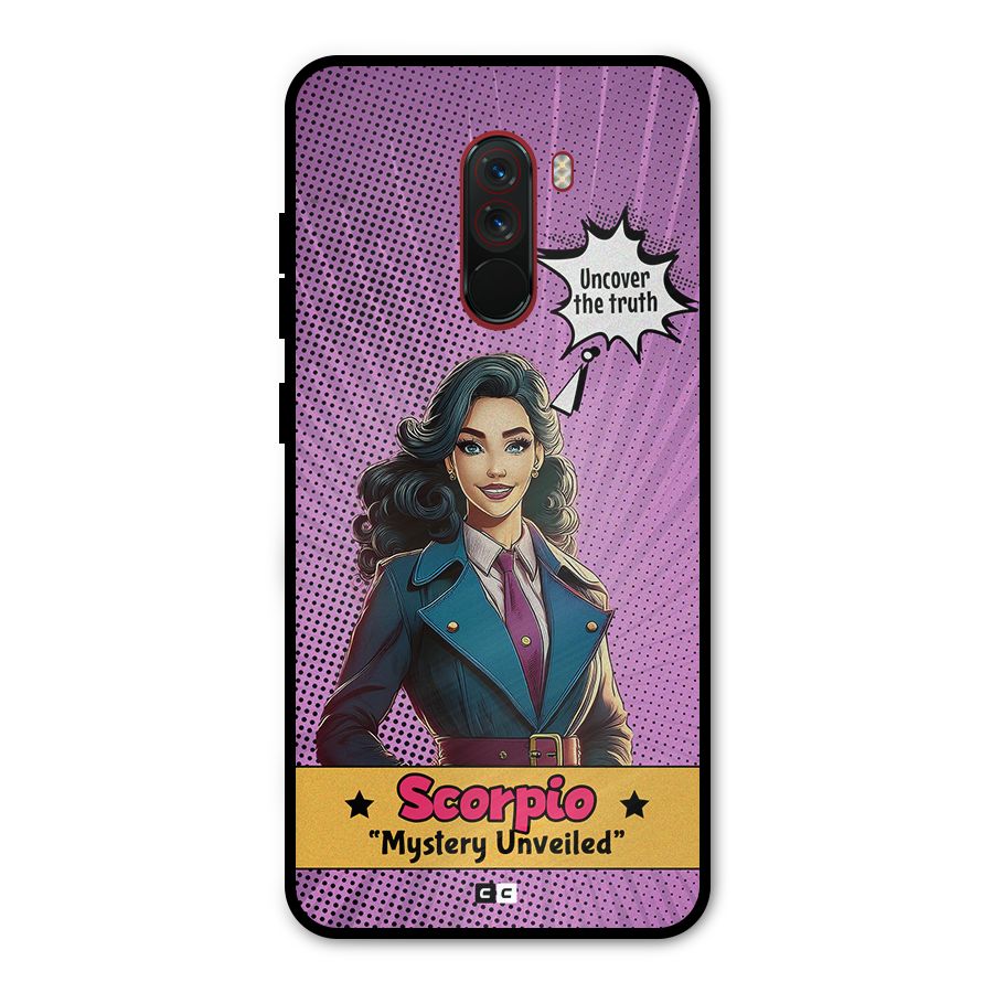 Scorpio Mystery Metal Back Case for Poco F1