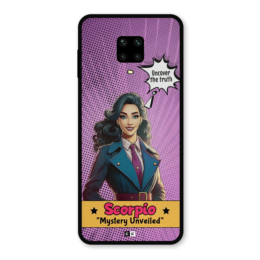 Scorpio Mystery Metal Back Case for Poco M2