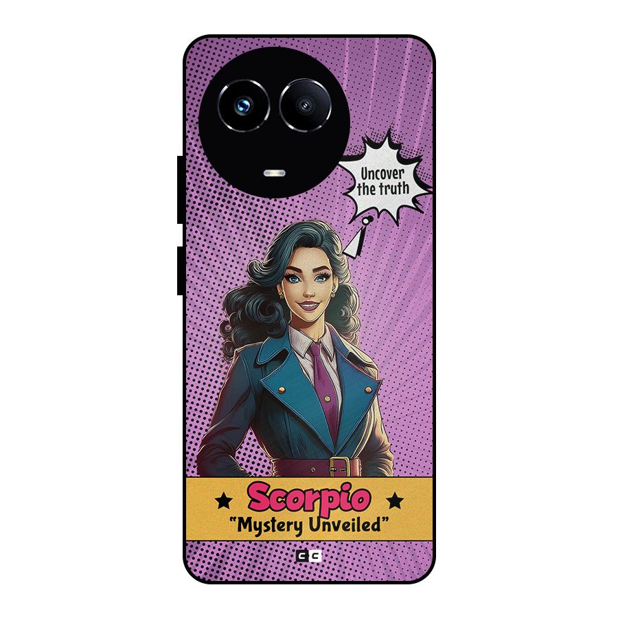 Scorpio Mystery Metal Back Case for Realme 11X