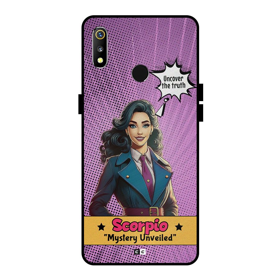 Scorpio Mystery Metal Back Case for Realme 3i