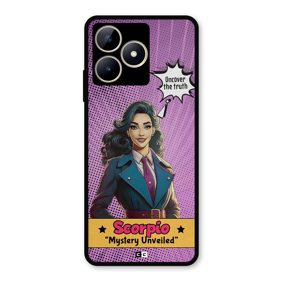 Scorpio Mystery Metal Back Case for Realme C53