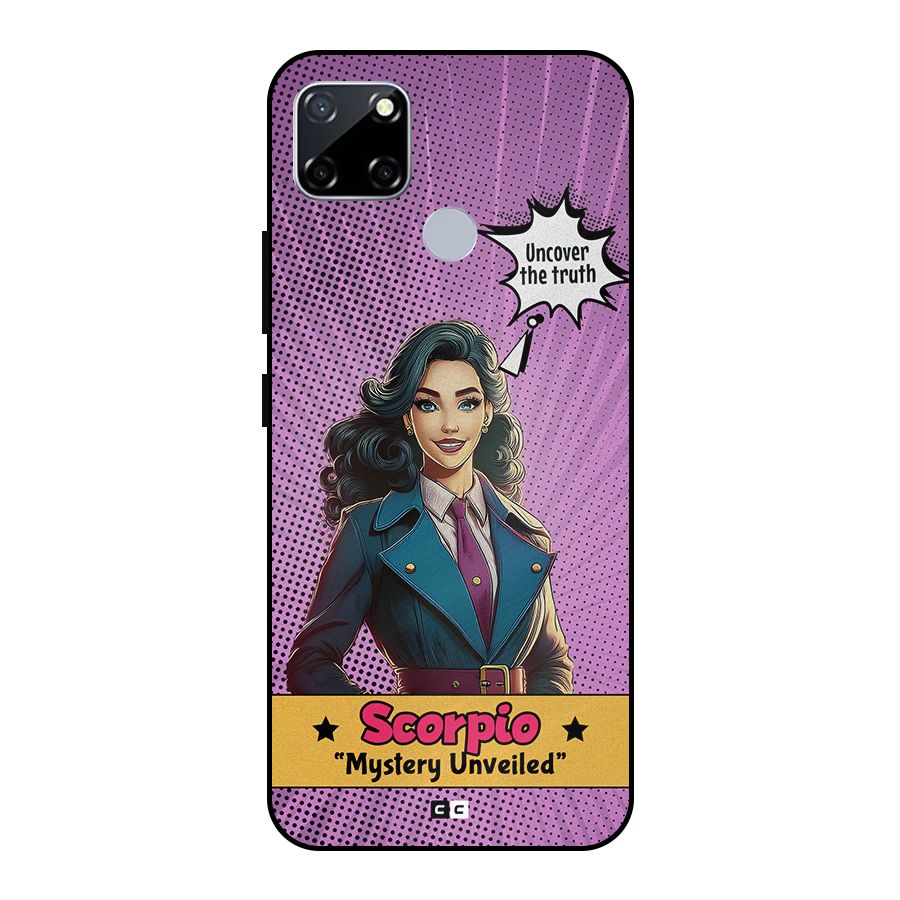 Scorpio Mystery Metal Back Case for Realme Narzo 20