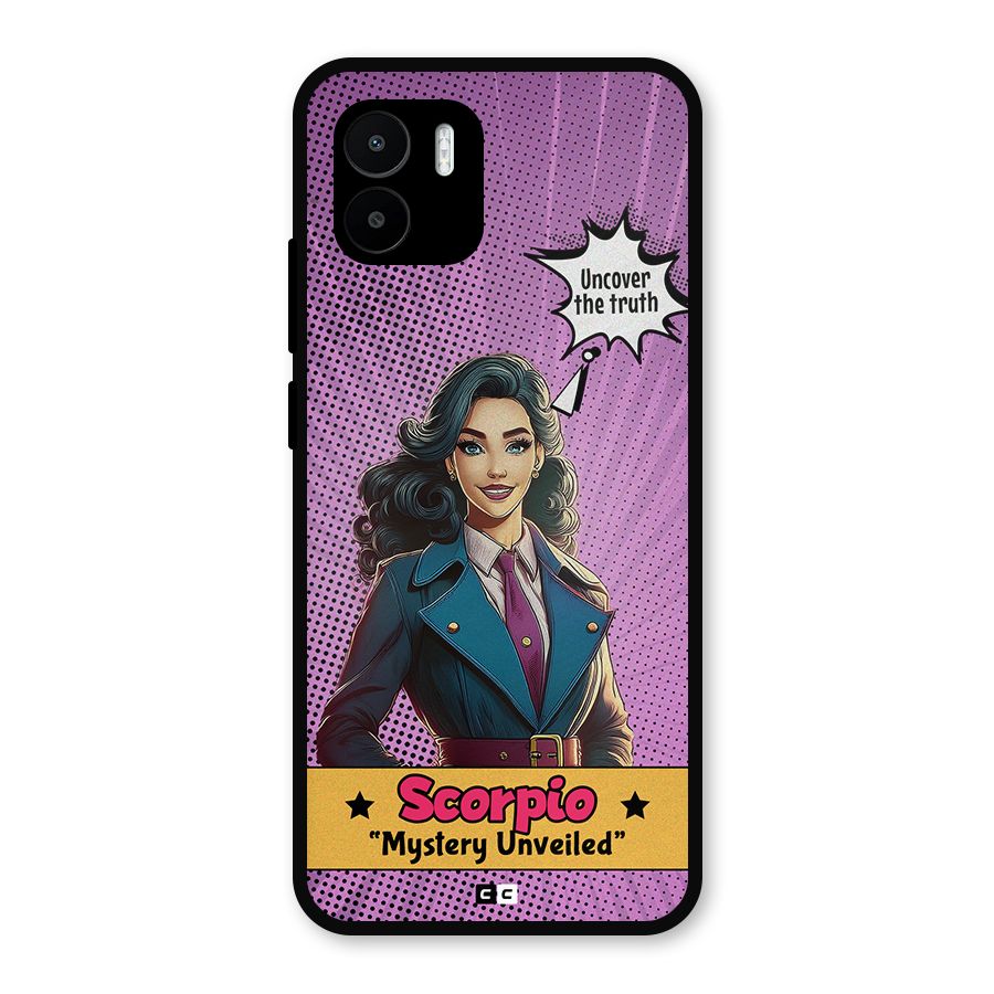 Scorpio Mystery Metal Back Case for Redmi A2
