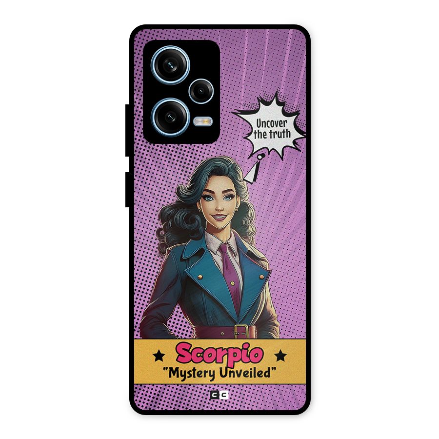 Scorpio Mystery Metal Back Case for Redmi Note 12 Pro